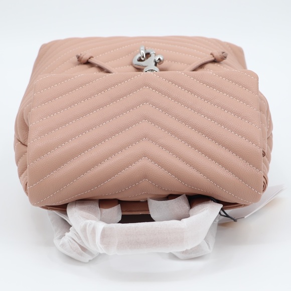 New Rebecca Minkoff Edie Flap Quilted Leather Backpack - Picture 8 of 13